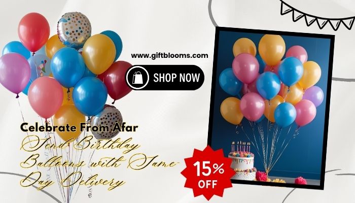 Celebrate From Afar: Send Birthday Balloons with Same-Day Delivery